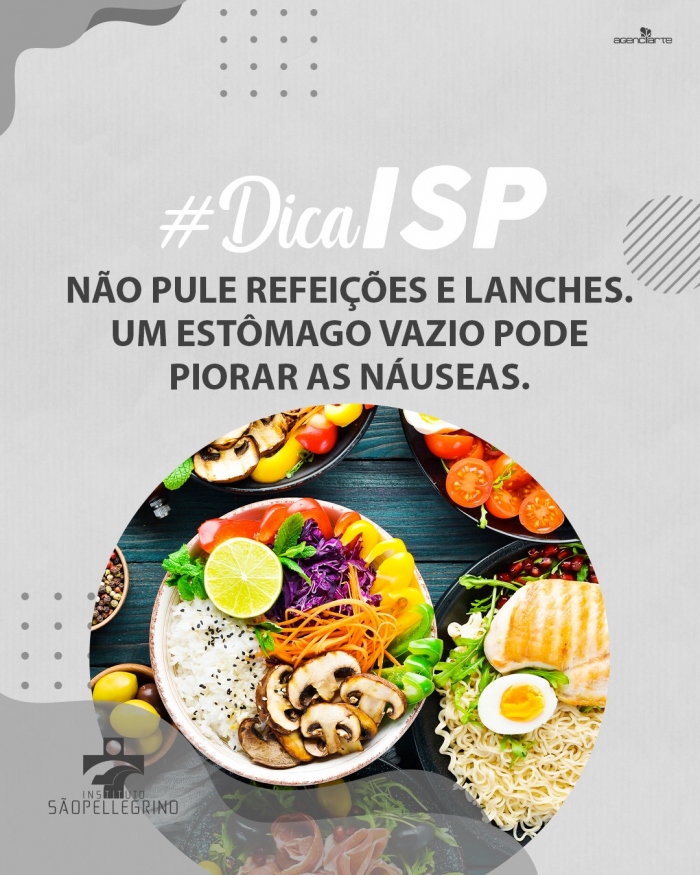 Dicas ISP: Não pule refeições e lanches