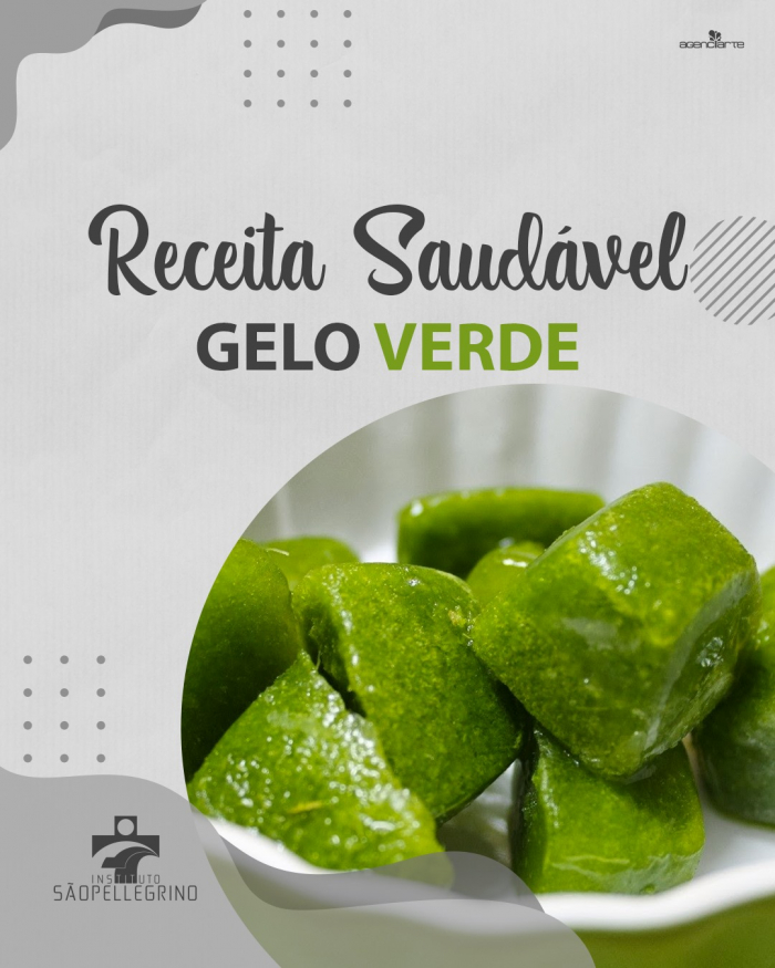 Receita Saudável: Gelo Verde