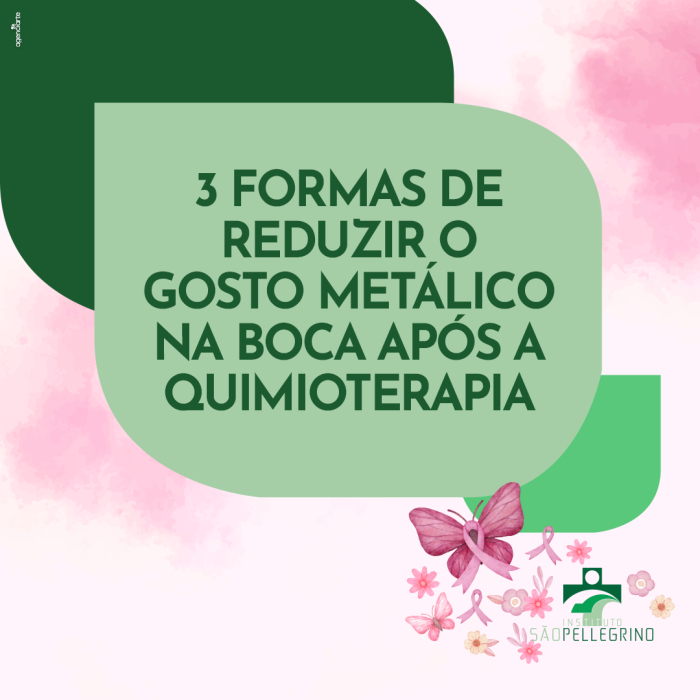 3 Dicas para Aliviar o Gosto Metálico na Boca Após a Quimioterapia